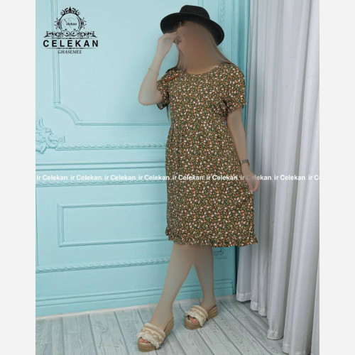 پیراهن زنانه نخی